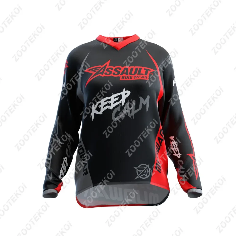 Crossfit Gear Men - Jersey Sepeda Gunung Wanita untuk Downhill,