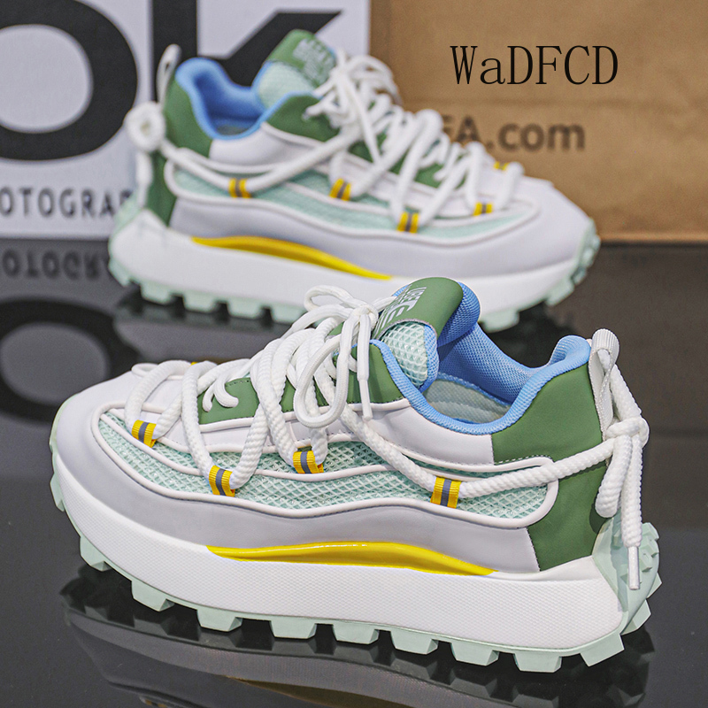 Chunky sepatu kets kulit serat - Crossfit Hard ulasan dan harga