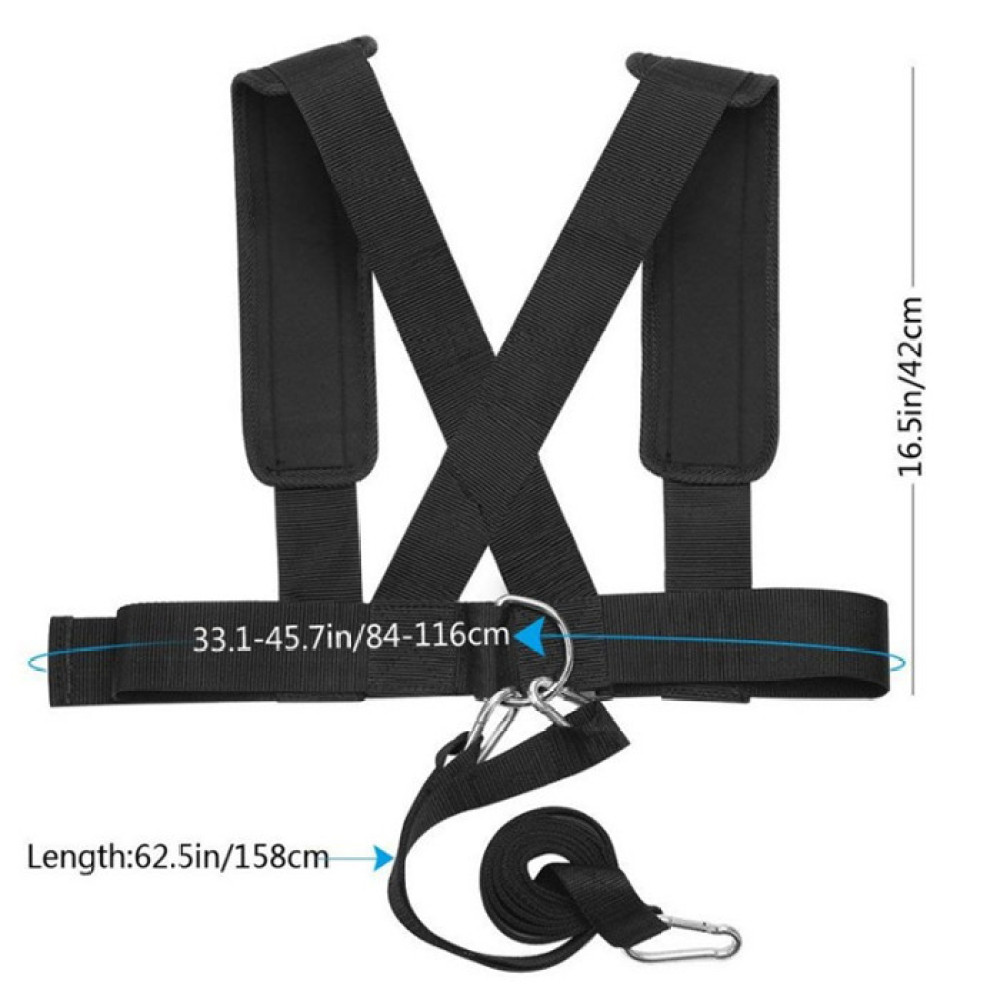 Rompi Harness Sled dengan Resi - Crossfit Fitness Gear ulasan dan harga