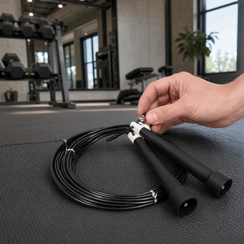 Tali Lompat Kawat Baja Portabe - Skipping Rope Pvc ulasan dan harga